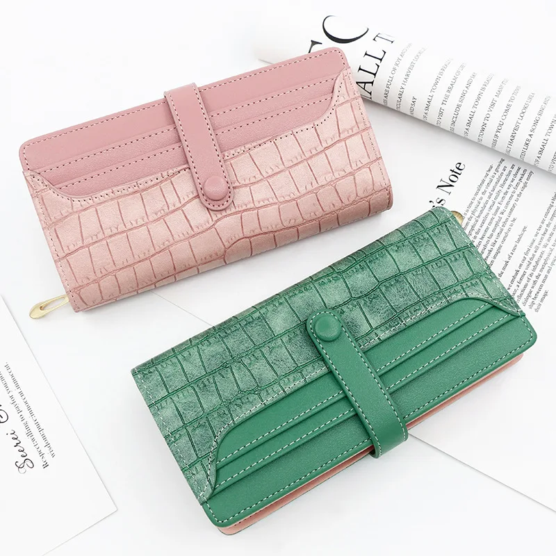 Women's Wallet Long Style Clutch Bag Ladies Card Bag Zipper Design Short Purses Female Money Clips Wallet for Women 2022 New