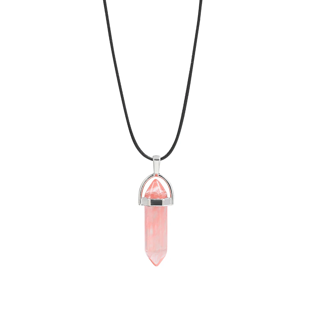 10 шт./лот натуральный камень лазурит Опал Кристалл Шестигранный Маятник рейки