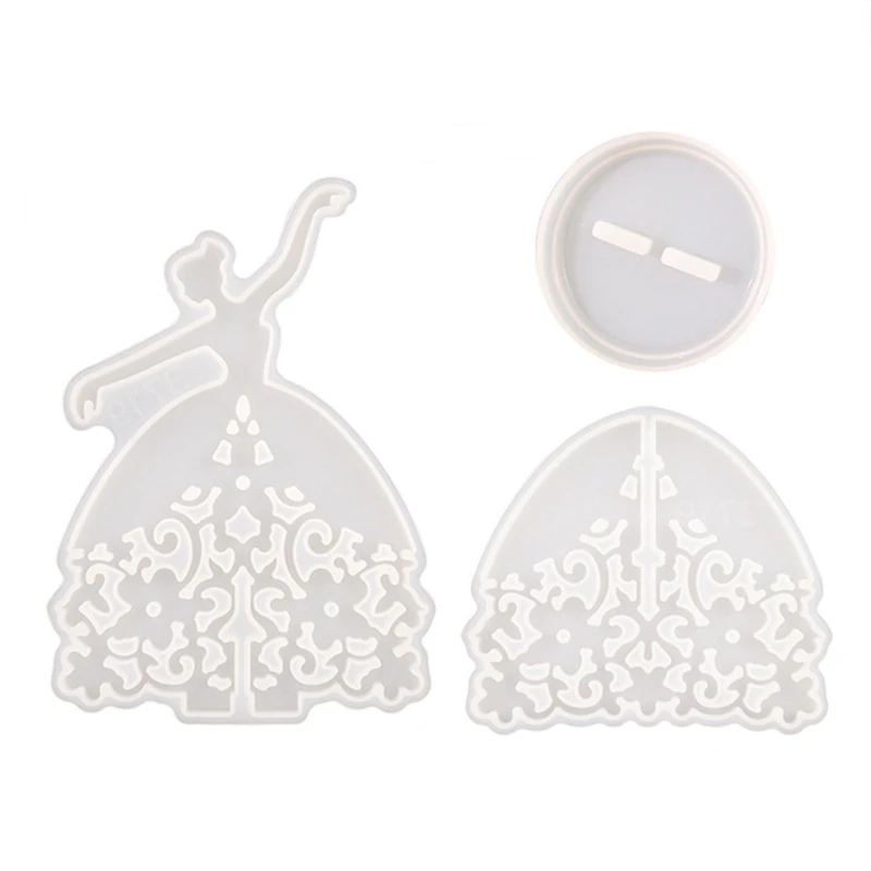 

Super Glossy Dancing Girl Jewelry Holder Silicone Mold Epoxy Craft Resin Molds