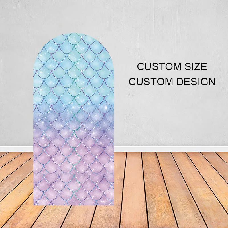 Фотофон Mehofond с блестками Русалка Принцесса арка для дня рождения фотография