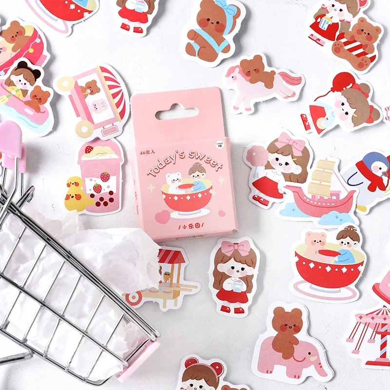 46 шт. Мультяшные наклейки для скрапбукинга сделай сам | Дом и сад