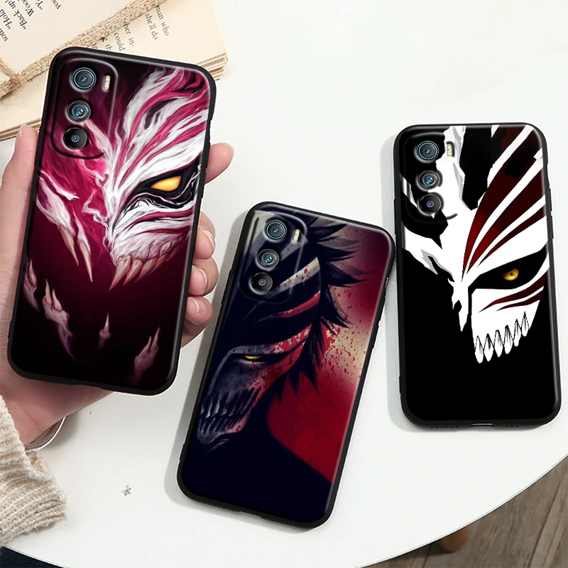 

Anime BLEACH Kurosaki Ichigo For Motorola MOTO G9 G8 E7 E7i E6 Power Edge One Fusion Plus Lite Hyper Marco TPU Phone Case