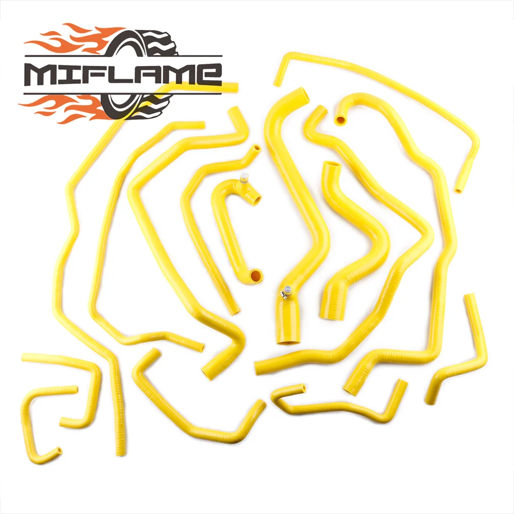 Комплект силиконовых шлангов охлаждающей жидкости радиатора для Renault 5/R5 GT Turbo Phase