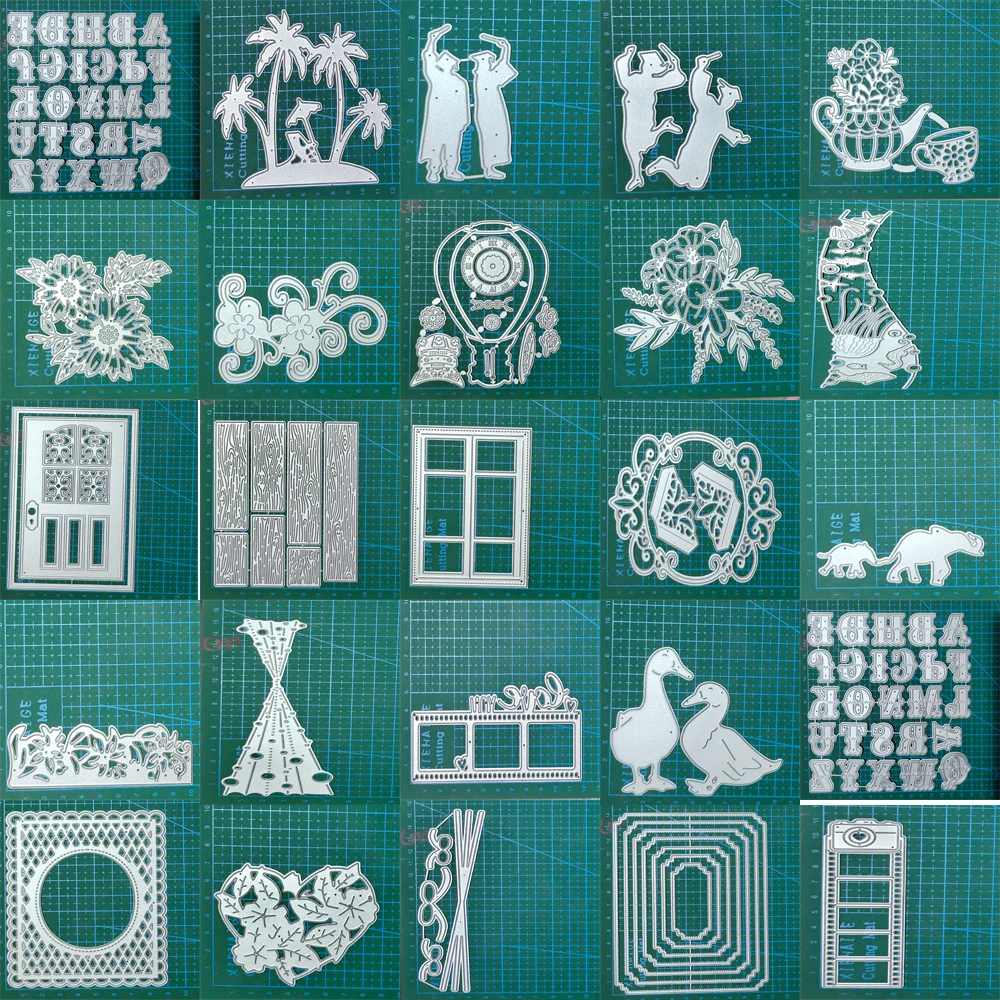

Multi style metal cutting dies cut die mold frame decoration Scrapbook paper craft knife mould blade punch stencils dies