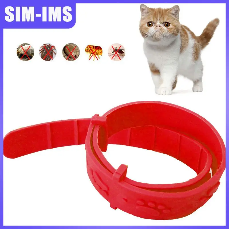 

Flea Insect Deworming Collar Removal Flea Pet Cat Kitten Rubber Necklace Adjustable Flea Killer Pet Collar Pest Control