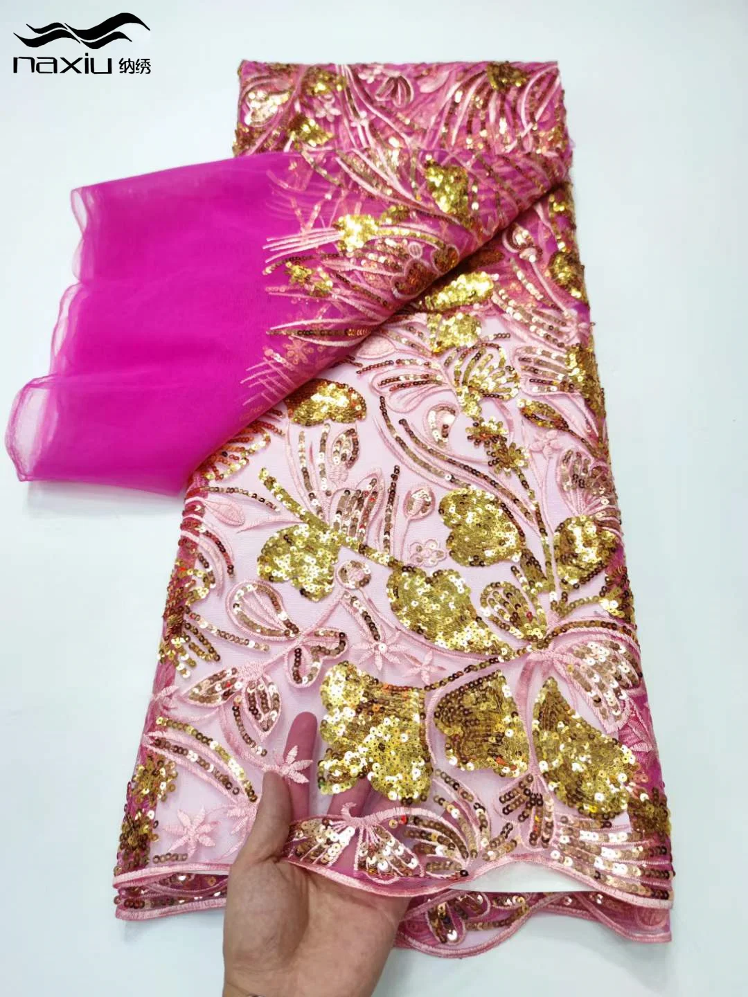 

Кружевные ткани Madison-Sequins, африканская кружевная ткань, высокое качество, нигерийская французская сетка из тюля, Свадебный Материал, горячая Распродажа