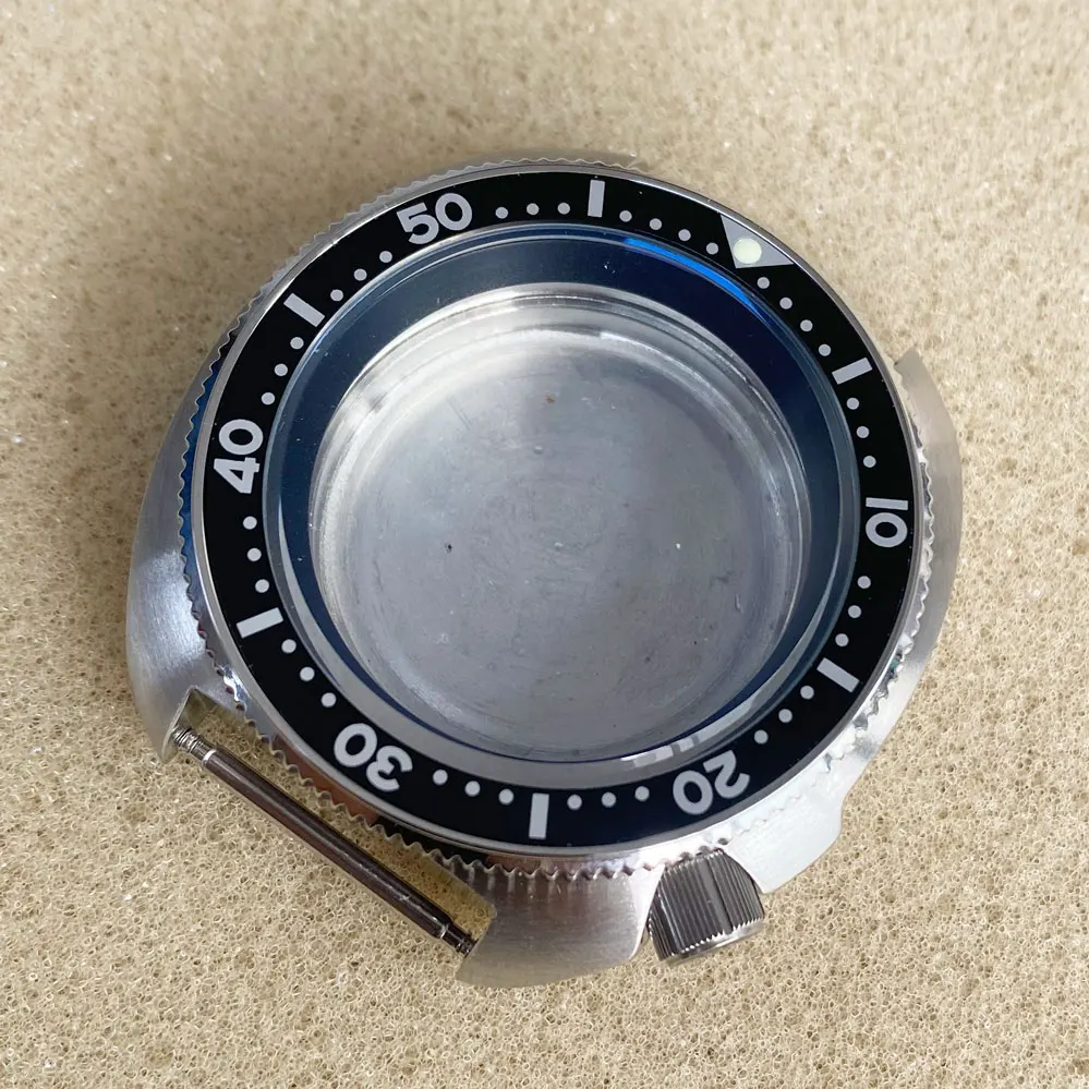 41MM Watch Case Steel Case Black Inner Shadow Suitable for NH35/NH36/4R Movements Watch Accessories