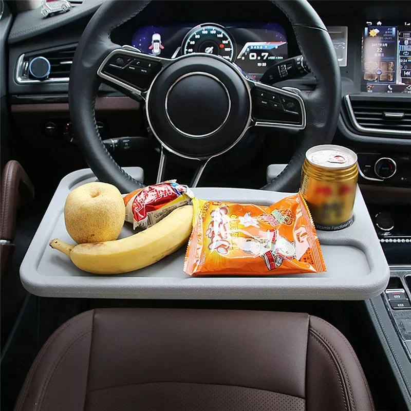 

Portable Car Laptop Computer Desk Mount Stand Steering Wheel Eat Work Drink Food Coffee Goods Tray Board Dining Table Holder