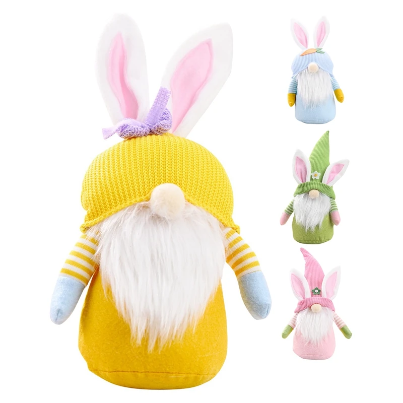 

Пасхальный гномик карликовый Безликий кукла плюшевый кролик кукла Декор подарок