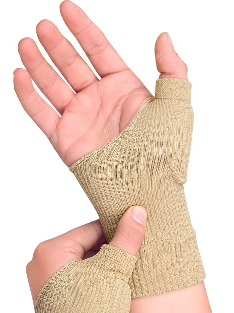 

Черный нажимной браслет на палец, дышащие защитные перчатки для упражнений на компьютерную клавиатуру, компрессионные перчатки