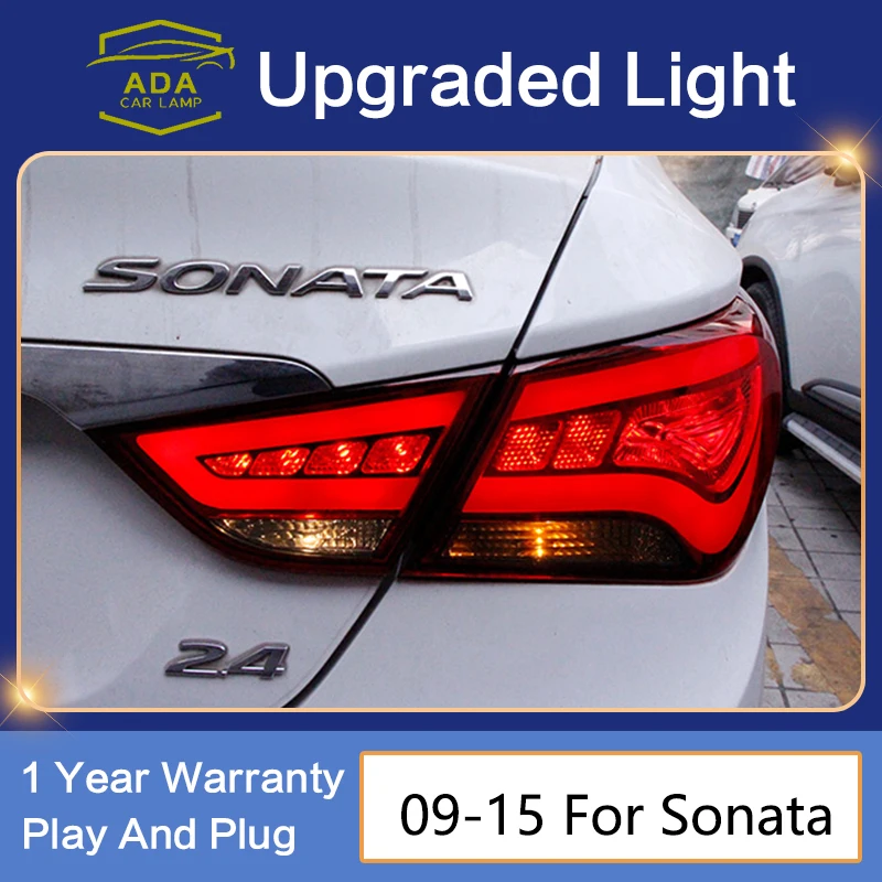 

Car Lights LED Taillights For Sonata 8 2011-2015 8th LED Day Running Light+Reserver Light+Break Lamp