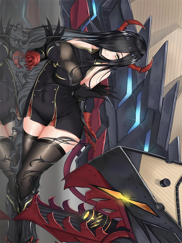 

Anime Friedrich Grosse (Azur Lane) Natural Milk Fiber Flannel Fleece Peach Skin Material Home Decorative Bed Sheet 150x200cm