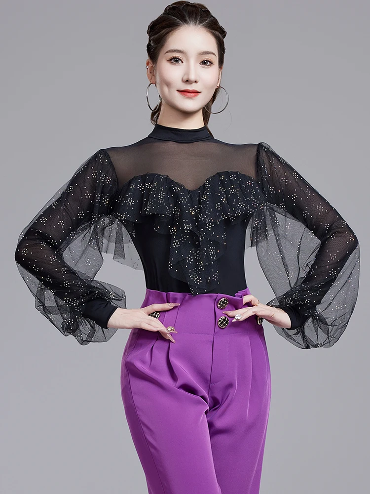 2024 новый купальник для латинских танцев женщин/девочек/женщин сексуальный