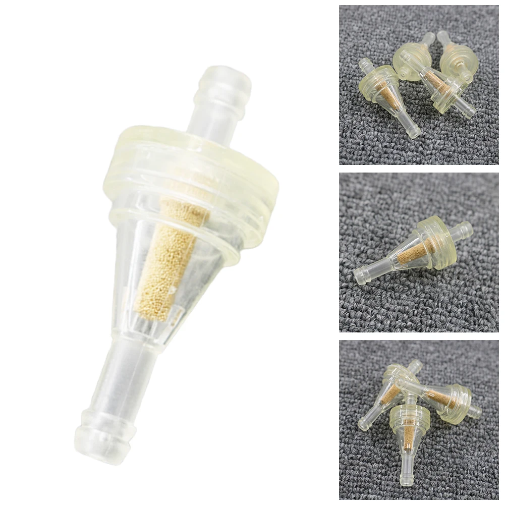 

2pcs 6mm Small Plastic Universal Motorcycle Gas Petrol Fuel Oil Filter Mini Car Accessories High Quality Filters