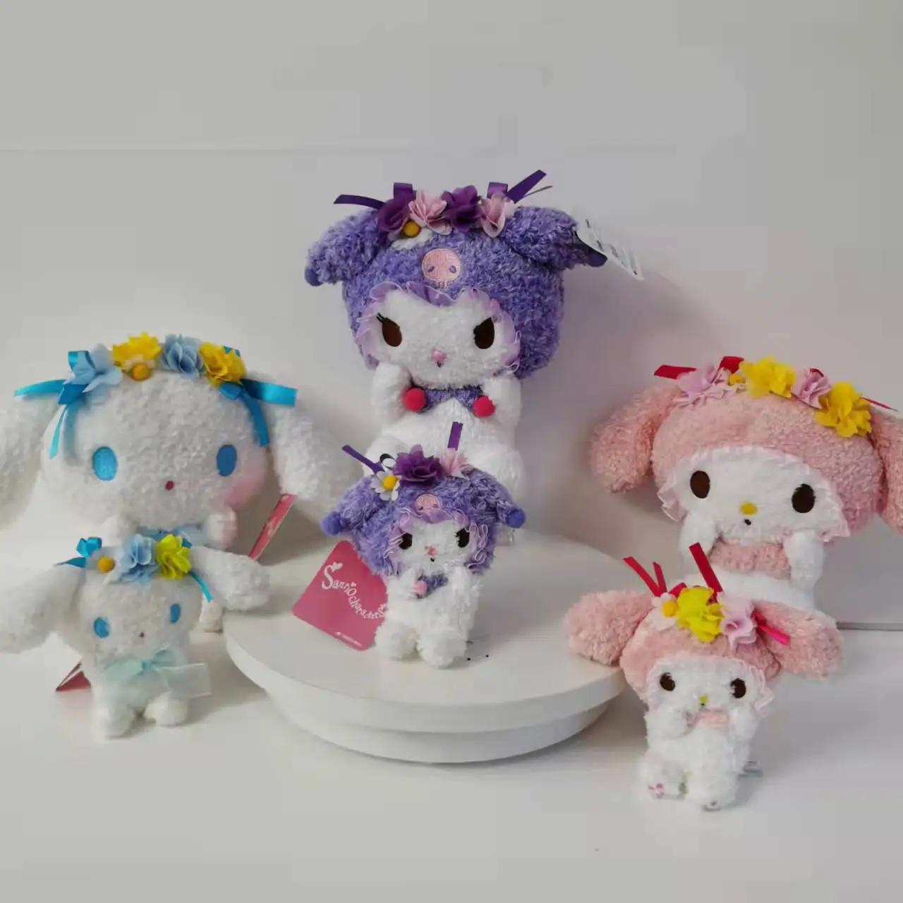 

Sanrio, Радужный цветок, мелодия, коричная кукла, плюшевая кукла
