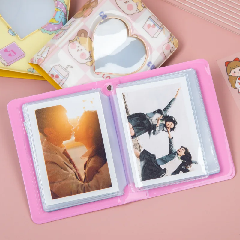 Фото SKYSONIC Новое поступление 40 карманных 3-дюймовых Kpop-карт фотоальбом любовь собирать книги Радуга Медведь почтовые открытки Органайзер №5