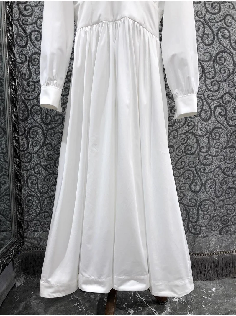 Женское длинное платье из 100% хлопка вечернее платье-макси с V-образным вырезом и