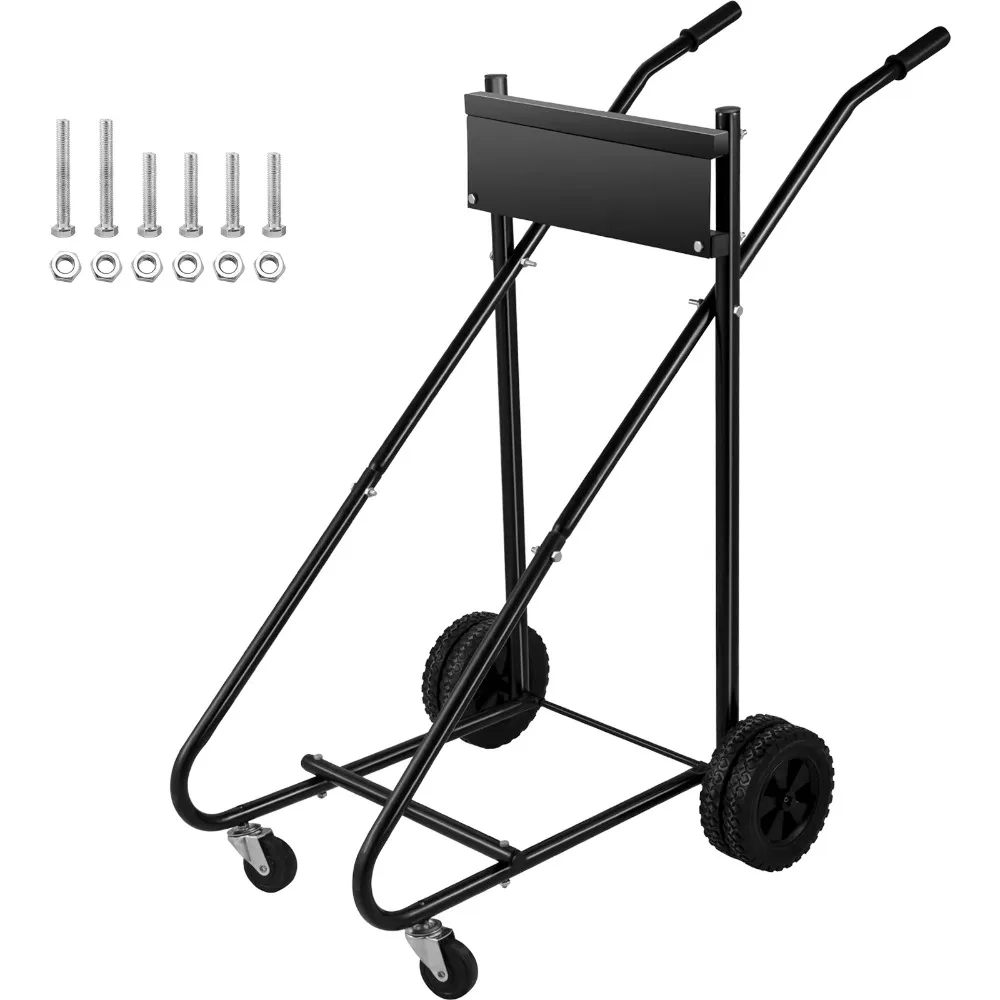 

Boat Motor Stand, 350 Lbs. 160 Kg Engine Stand, Six Wheels Dolly, Portable Motor Repair, Maintenance Storage, Boat Accessories