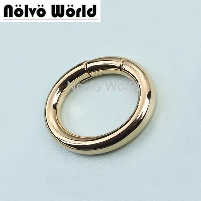 

30pcs 5 colors 2.5cm (1") Strap 2 Screws Round Gate O Ring for Sewing Purse Bag Sewing
