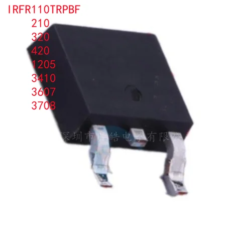 (10 шт.) Новая интегральная схема IRFR110TRPBF/ IRFR210 / IRFR320/ IRFR420 /IRFR1205 /IRFR3410 / IRFR3607 / IRFR3708TRLPBF TO-252