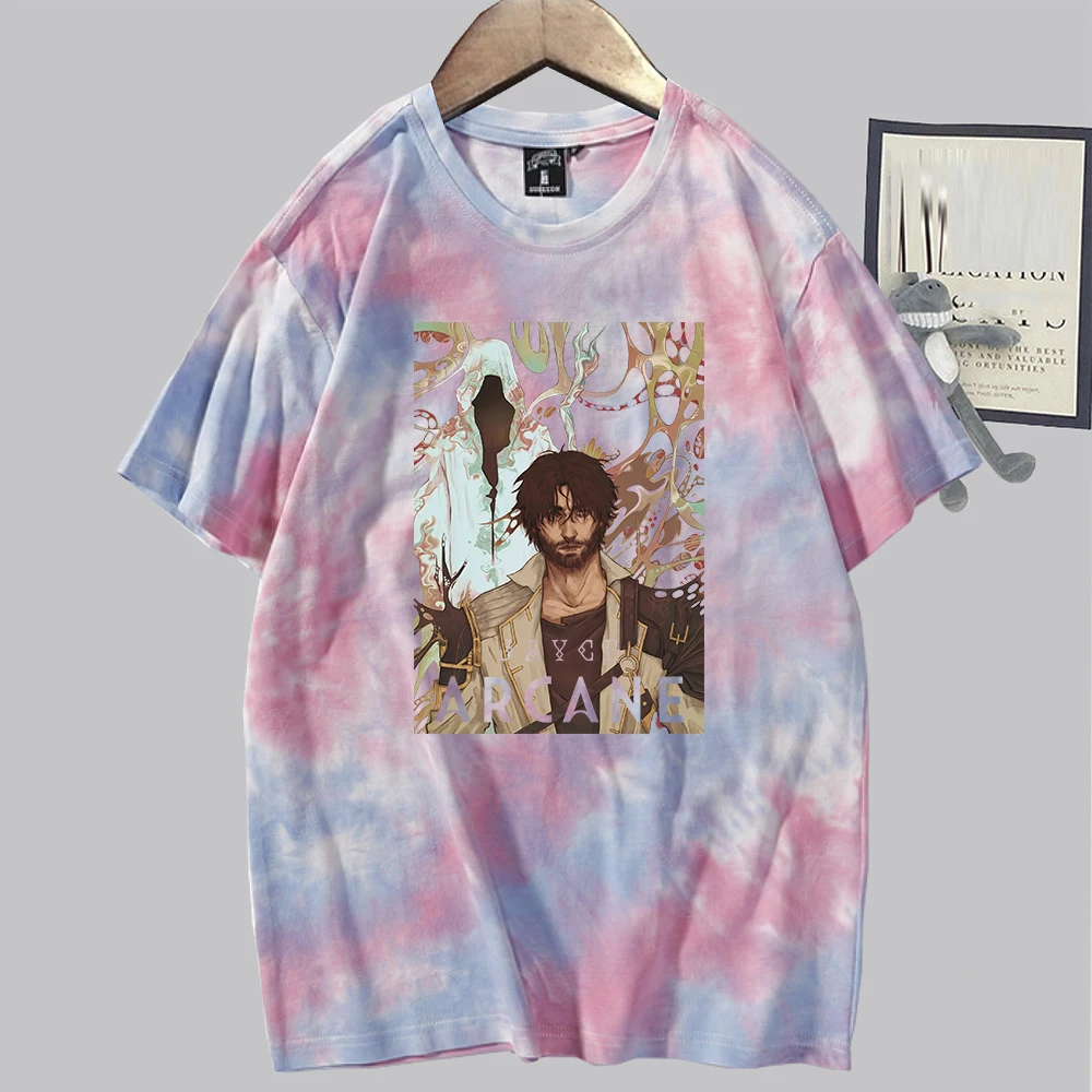 Футболка унисекс с круглым вырезом Arcane Jayce Graffiti