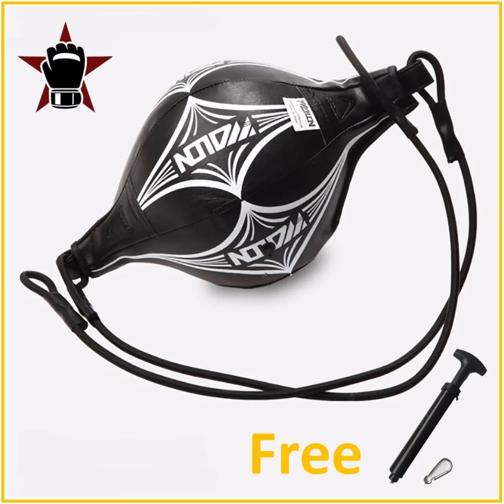 

Heavy Duty Boxing Speed Ball Free Hook Air Pump Double End Muay Thai Boxing Punching Bag Speed Ball PU Punch Training Fitness
