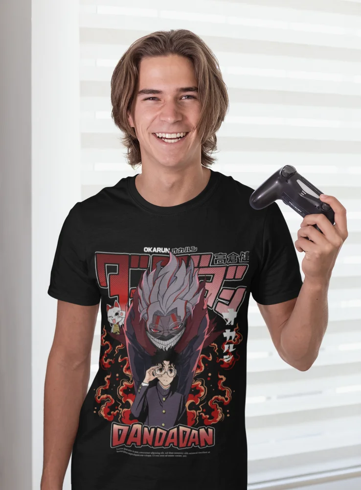 Футболка Dandadan Okarun Momo Ayase в подарок японская аниме рубашка все размеры