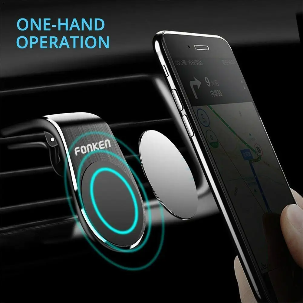 

Magnetic Car Phone Holder Air Vent Clip Mount Magnet Stand for iPhone 11 12 13 mini Huawei Samsung Xiaomi Mobile Support