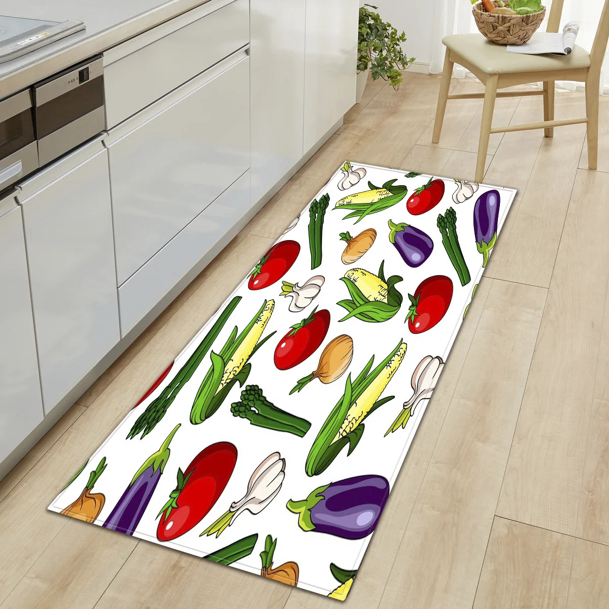 

Коврики с принтом для кухни, впитывающий мягкий фланелевый коврик, домашний ковер для гостиной, спальни, дивана, напольный ковер, противоско...