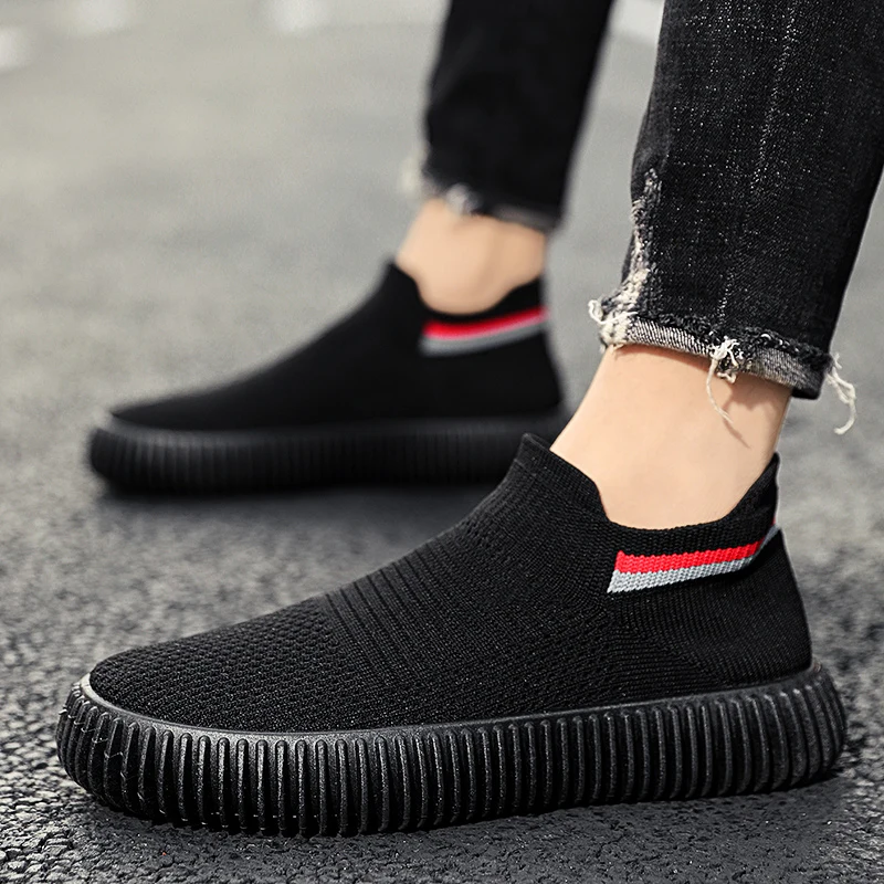 

Damyuan Non-slip Walking Shoes for Men Casual Socks Shoes Fashion Trendy Loafers Men's Footwear Lightweight Flat Shoes Plus Size