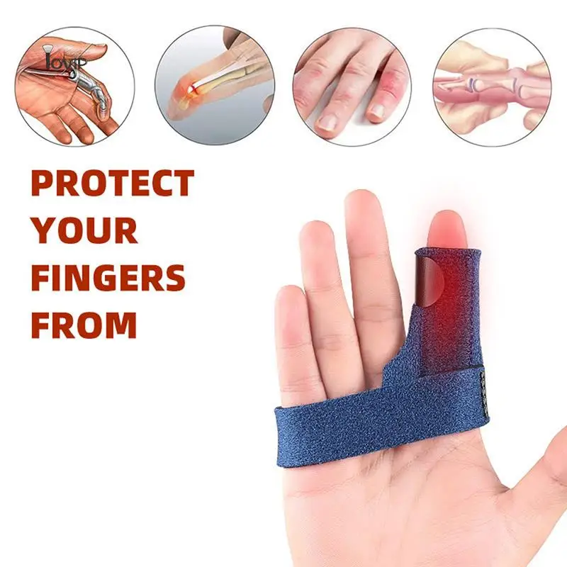 

1PC Trigger Finger Splint Straighten Broken Bent Fingers Thumbs Mallet Finger Splint Tenosynovitis Finger Stabilize Finger Brace
