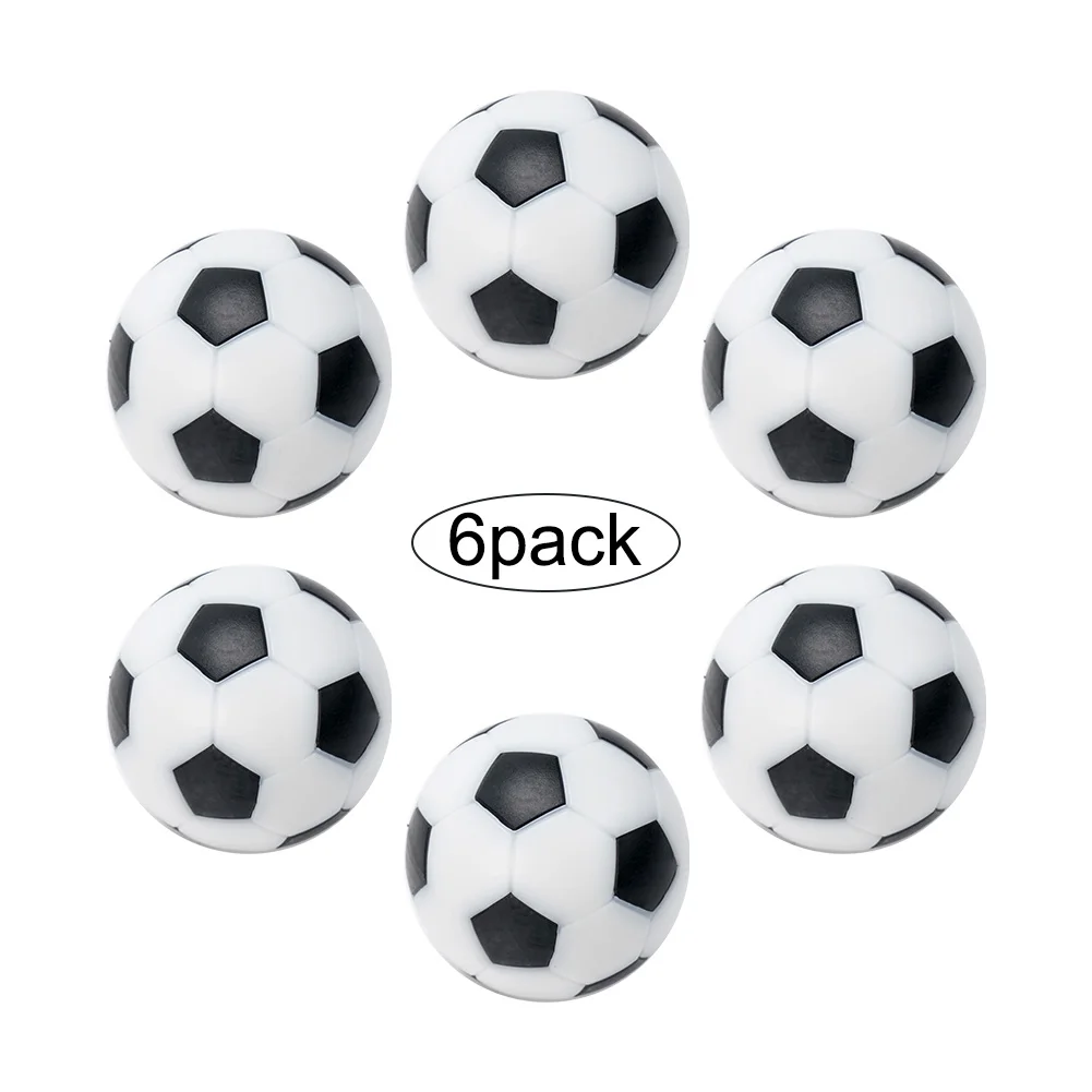 

6pcs Table Balls 32mm Mini Foosball Kicker Spare Soccer Indoor Games Fussball flexible trained relaxed kids child children