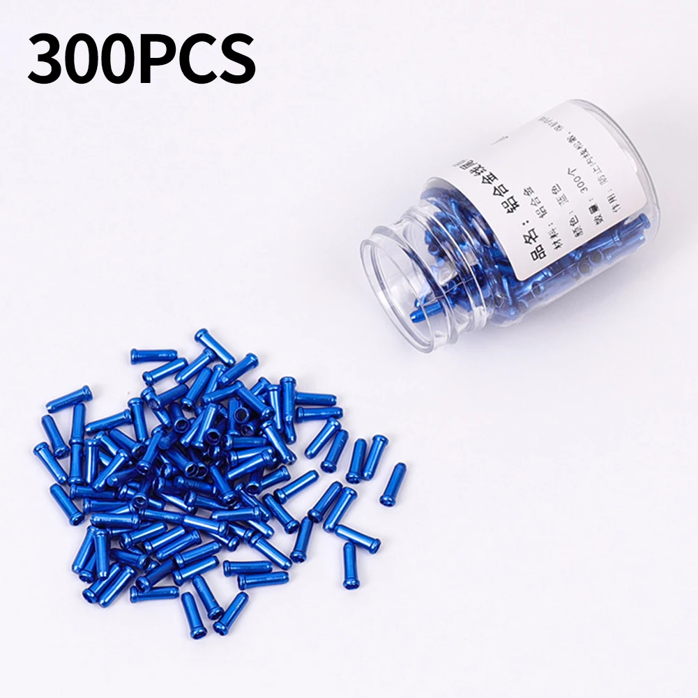 

300Pcs Bicycle Aluminum Wire Core Cap Wires Tail Cap Inner Cable Cover Lock The End Of The Wire Core Bike Accessories Parts