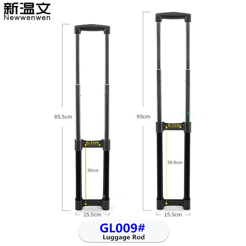 

Audio Suitcase Luggage Telescopic Aluminum Trolley Pull Drag Handle Bag Parts&Accessories External Tie Rod Repair Handles GL009#