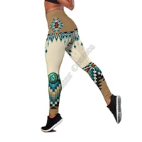 women leggings fashion 3d all over printed native leggings sexy elastic female skinny leggings 10 color