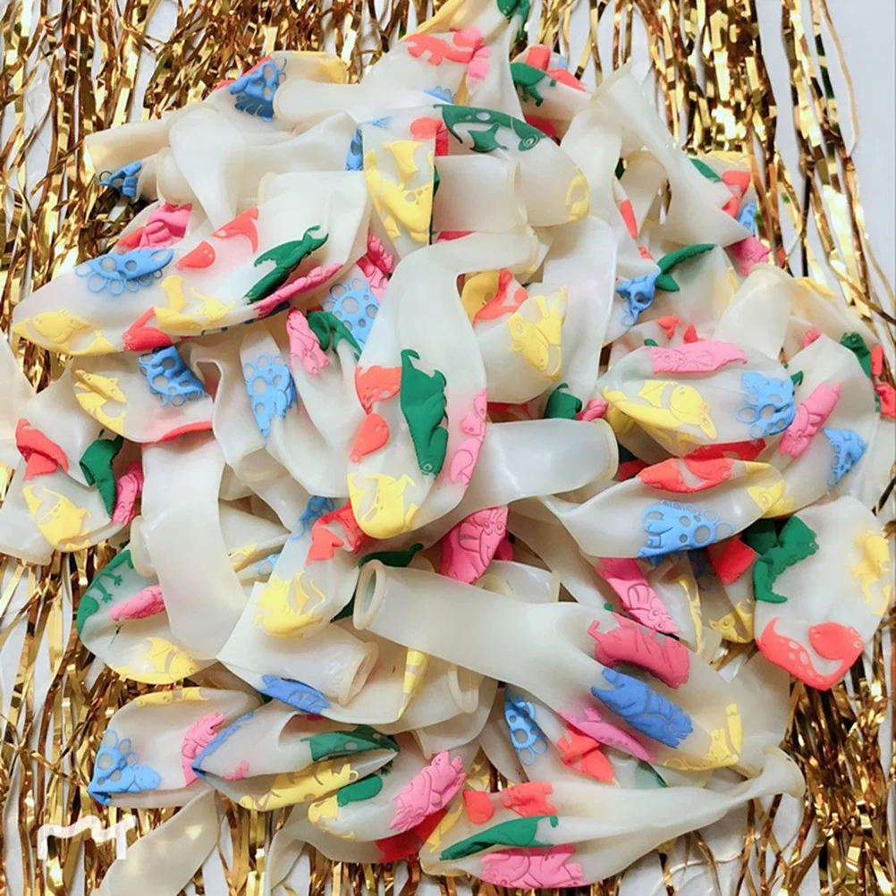 10 шт. набор воздушных шаров с динозавром прозрачные латексные шары воздушные