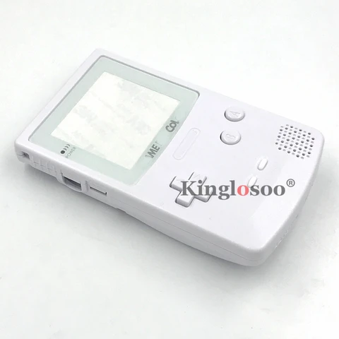 Полный комплект, белый корпус IPS ready, чехол для Game Boy Color консоль GBC, сменная Крышка корпуса со стеклянным экраном и объективом 2,6 дюйма