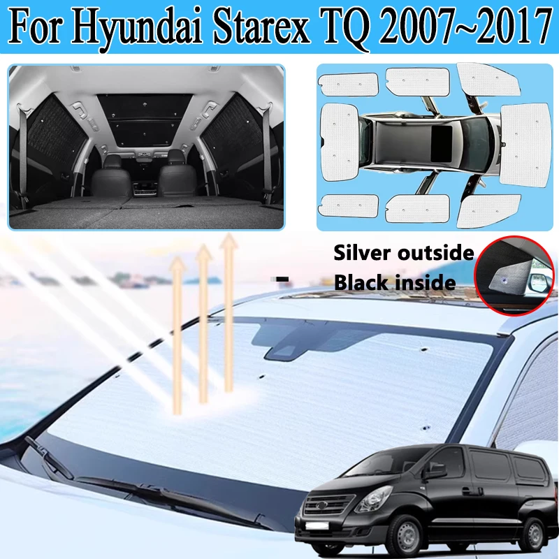Солнцезащитный козырек с полным покрытием для Hyundai Starex TQ H 1 iMax Cargo iLoad 2007 ~ 2017