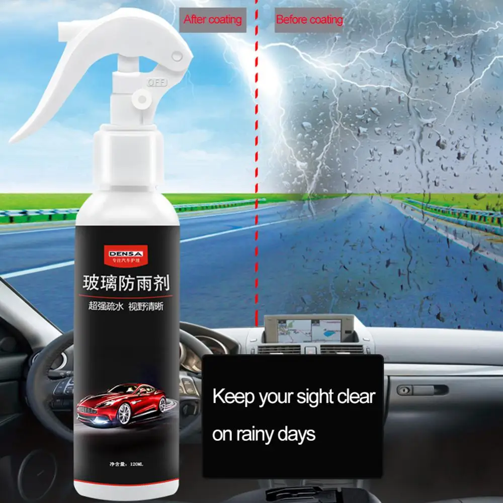 

Car Front Windshield Anti-Rain Agent Rear-View Mirror Repellent Agent With A Towel Pare-brise Agente Anti-Chuva