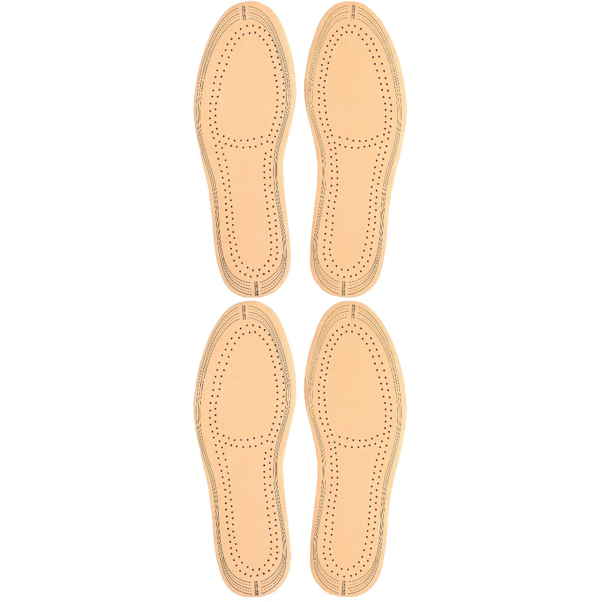 

2 Pairs Insoles Men Absorb Sweat Shoe Pad Women Sports Latex Insert Ultra Thin Feet Man