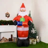 christmas inflatable santa claus led lights outdoor decoration holiday blow up decor for indoor outdoor toy