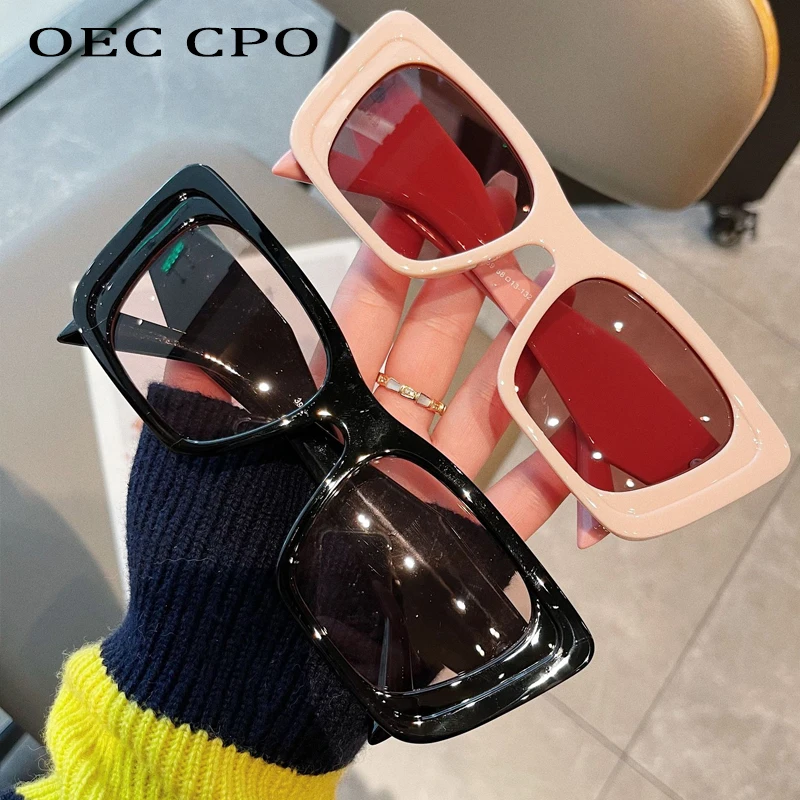 

OEC CPO Vintage Cat Eye Sunglasses Women Brand Designer Colorful Sun Glasses Female Fashion Eyewear UV400 Shades Gafas De Sol