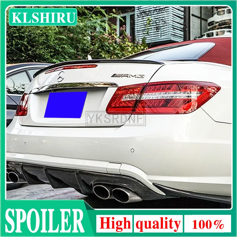 

For Mercedes-Benz W212 w207 E-class 2 doors coupe Spoiler 2008-2015 ABS plastic Material Car Rear Wing Color Rear Spoiler