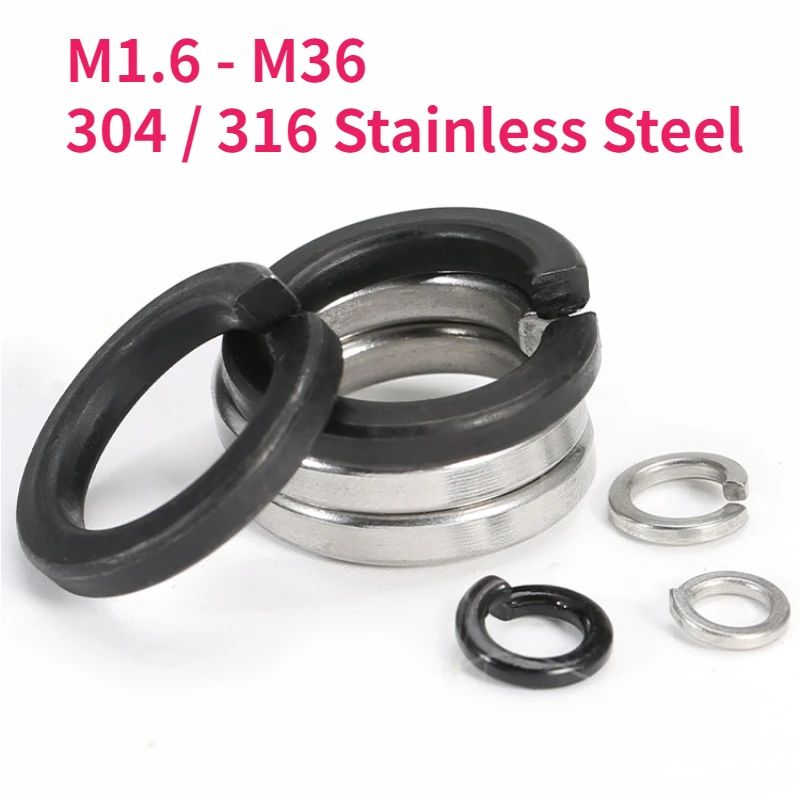 

M1.6 M2 M2 M2, 5 Φ M14 M16 - M36 GB93 M3 M4 M5 M6 M8 M10 M12 304 / 316 шайба из нержавеющей стали с пружинным замком, эластичная прокладка