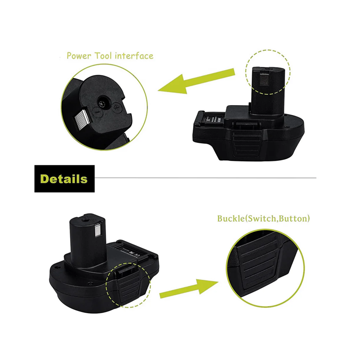 Адаптер аккумулятора MT20RNL для Makita 18V LXT BL1860B/BL1860/BL1850B/BL1850/BL1840/BL1830B/BL1830to Ryobi