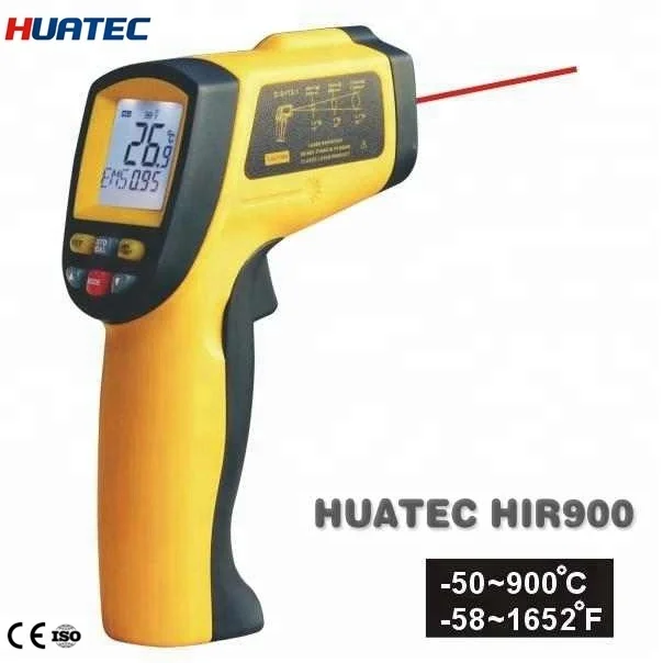 

900 degree Gun Type Handheld Digital Temperature Measuring Instrument Infrared Thermometers HIR900