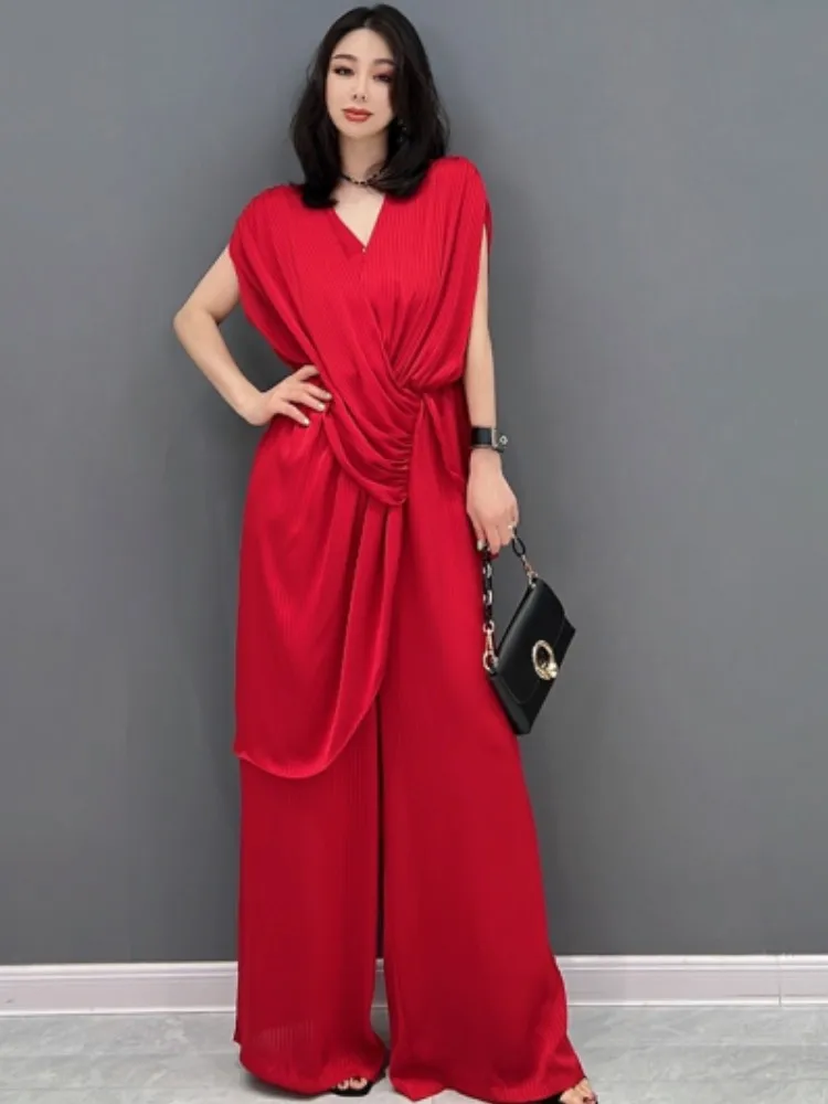 

URIOR 2023 Летний Новый модный однотонный комбинезон без рукавов повседневный полосатый комбинезон Женская одежда