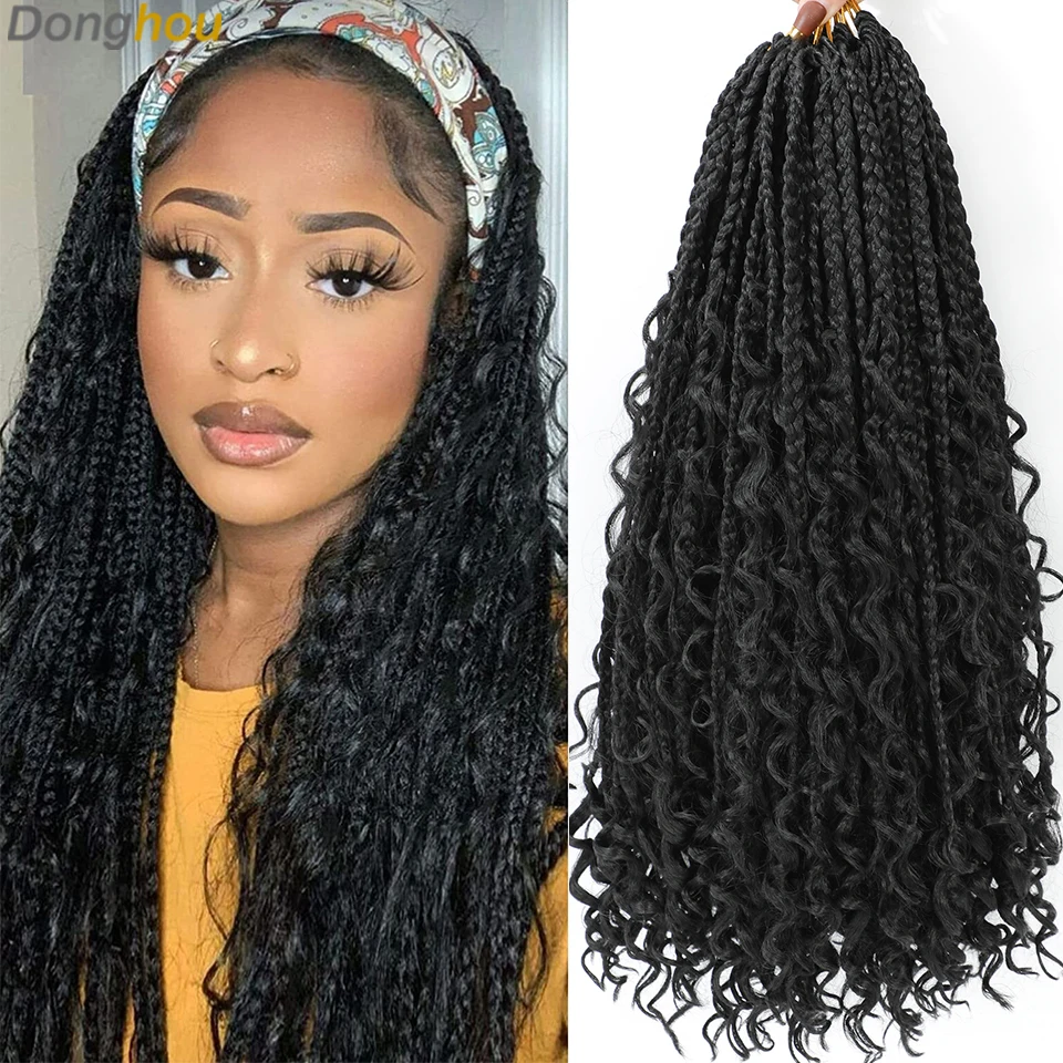 Длинные косички в богемном стиле для волос богини коробке 18 дюймов хиппи с