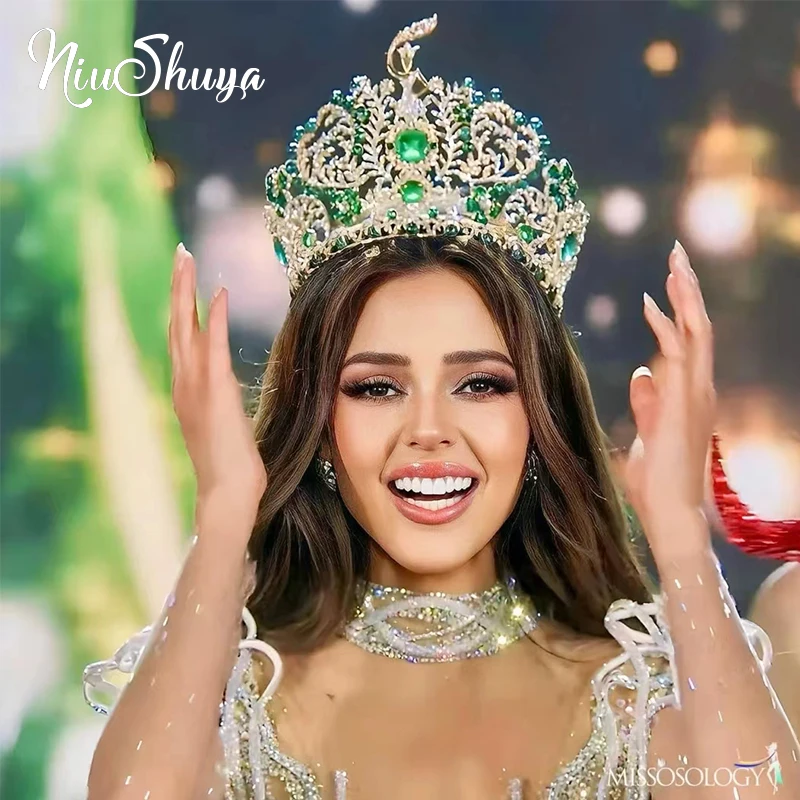 NiuShuya королева полностью круглая новая Мисс Grand Международная корона волос