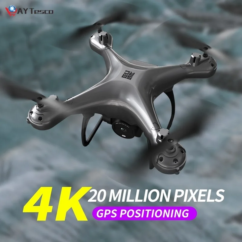 

S30 GPS 5G Drone with Wifi FPV 1080P 4K HD Camera Optical Flow 1000 meters 4-axis RC Quadcopter Follow Me Mini Drone Christmas